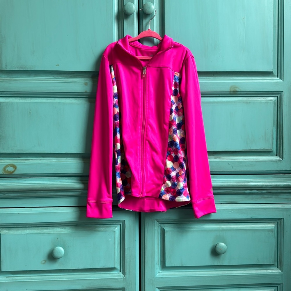 Cute Jacket with rainbow bubble sides